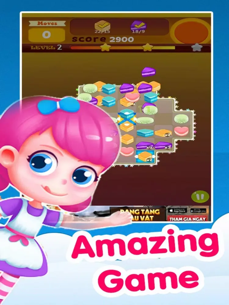 Capturas de tela do Jelly Cupcake Mania - Jelly Dash Edition iPad 