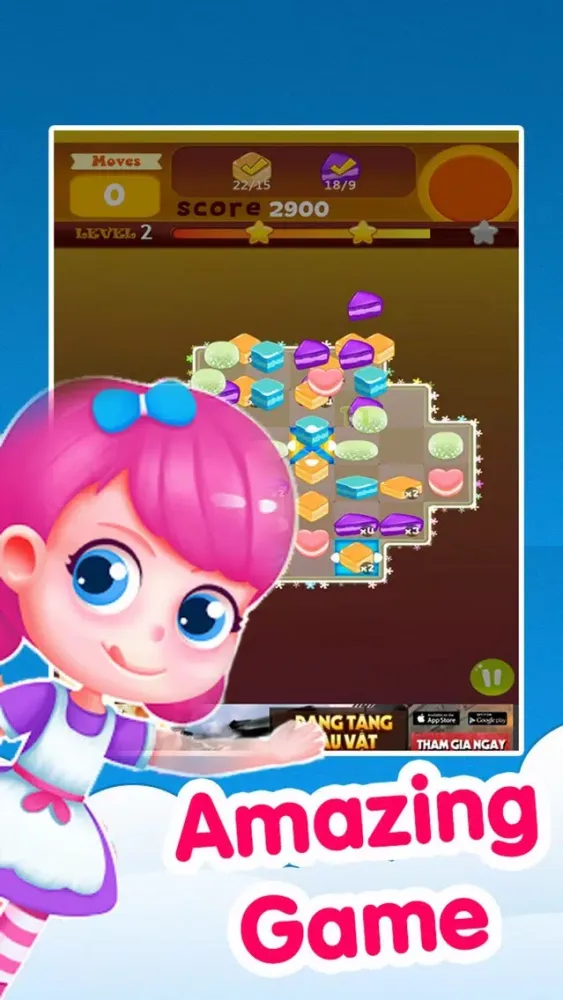 Capturas de tela do Jelly Cupcake Mania - Jelly Dash Edition