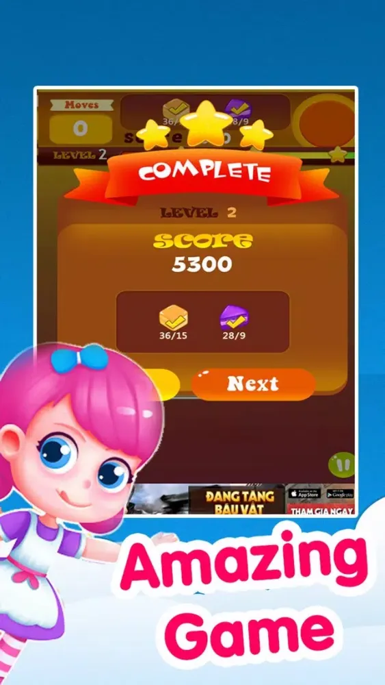 Capturas de tela do Jelly Cupcake Mania - Jelly Dash Edition