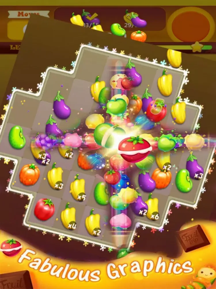 Tangkapan skrin Farm Fruit:Super Garden Match iPad 