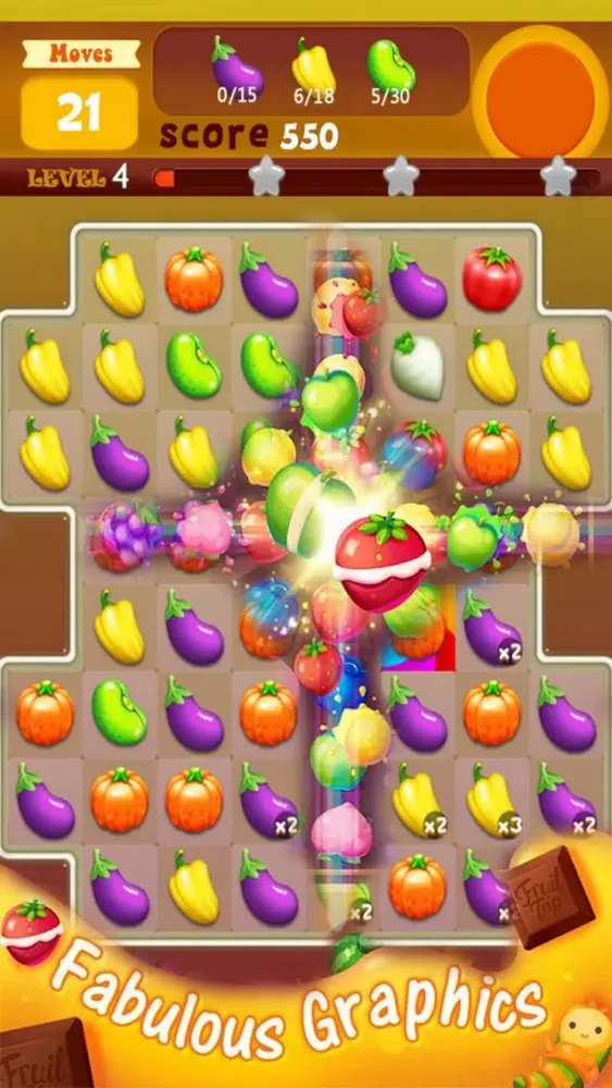 Tangkapan skrin Farm Fruit:Super Garden Match