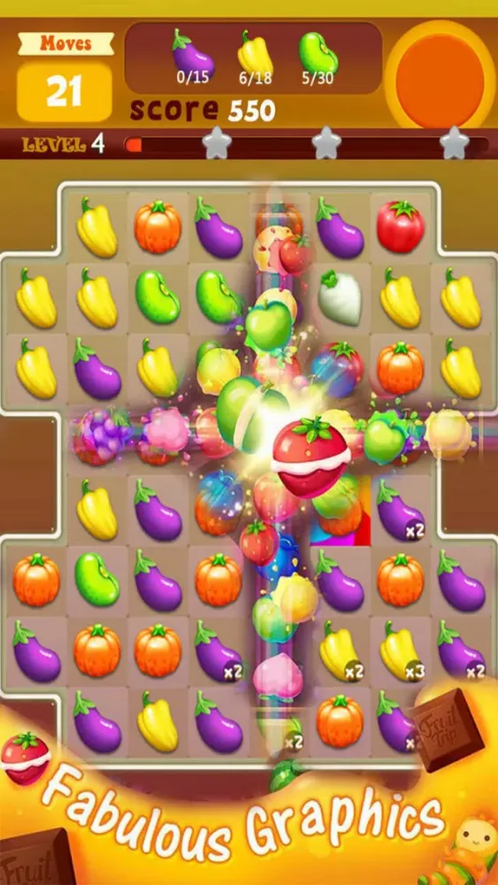 Tangkapan skrin Farm Fruit:Super Garden Match