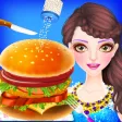 Cooking Hamburger Girl Makeup Cooking Hamburger Girl Makeup