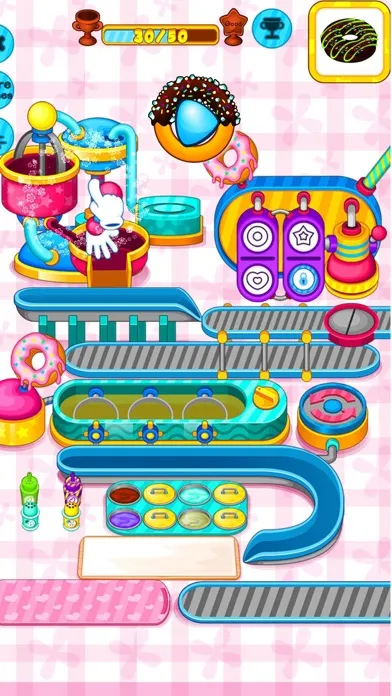 Donut Make Factory-Girl Game سکرین شاٹس