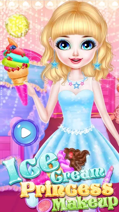Captures d'écran de Ice Cream Princess Make Up
