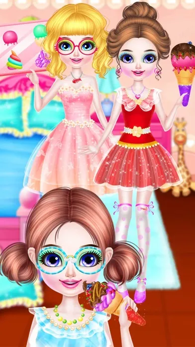 Captures d'écran de Ice Cream Princess Make Up