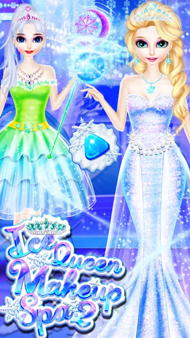 Capturas de pantalla de Ice Queen Makeup Spa-Girl Game