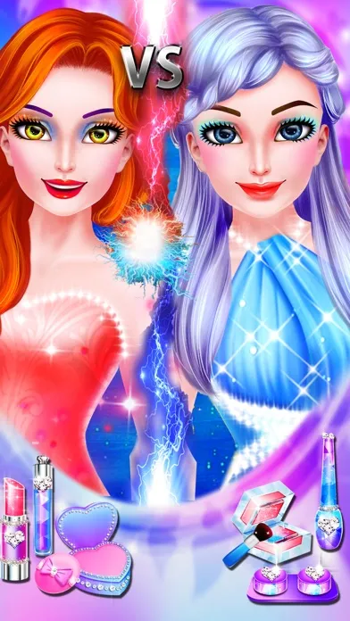 Ice VS Fire Princess Makeup Ekran Görüntüleri