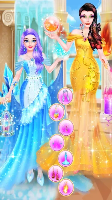 Ice VS Fire Princess Makeup Ekran Görüntüleri