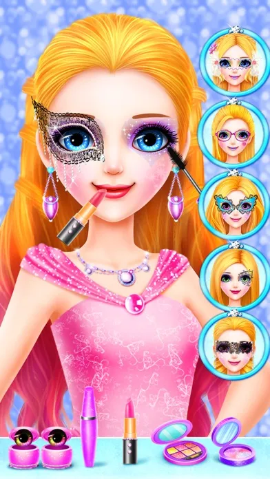 Ảnh chụp màn hình của Long Hair Princess Makeup