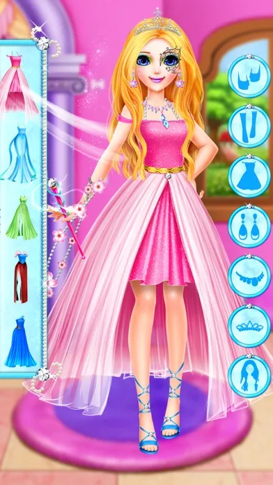 Ảnh chụp màn hình của Long Hair Princess Makeup