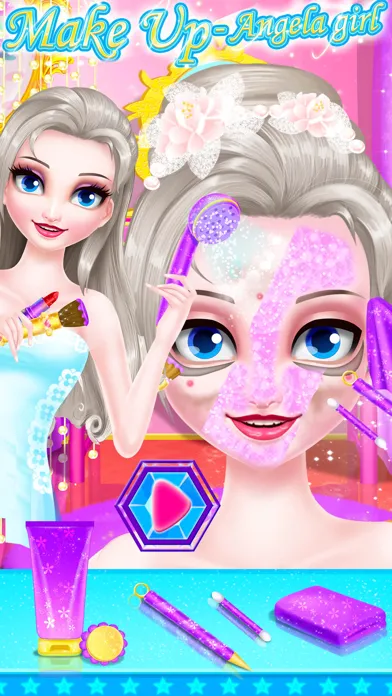 Tangkapan layar Makeup Salon Princess Dress Up
