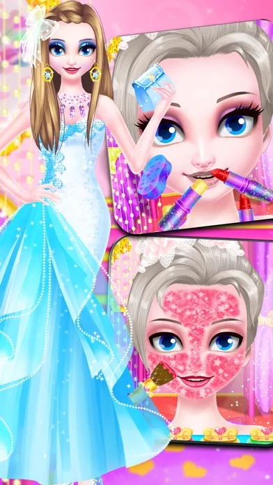 Tangkapan layar Makeup Salon Princess Dress Up