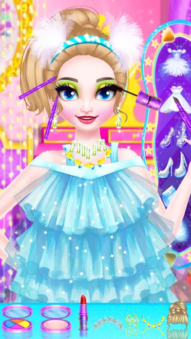 Tangkapan layar Makeup Salon Princess Dress Up