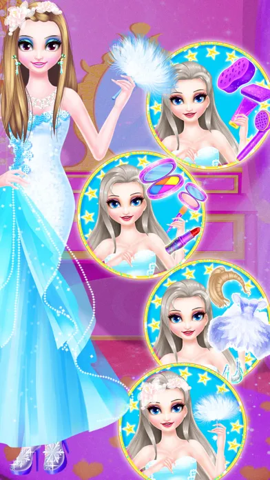 Tangkapan layar Makeup Salon Princess Dress Up