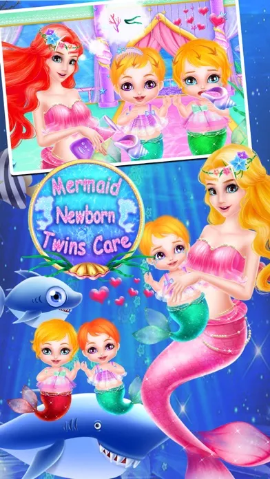 Mermaid Newborn Elas Twins Care Screenshots