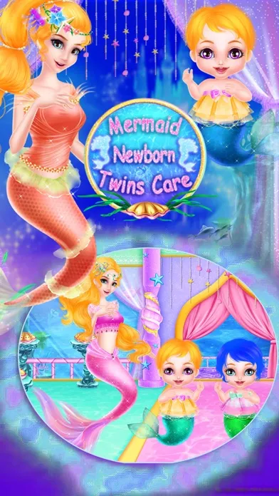 Mermaid Newborn Elas Twins Care Screenshots