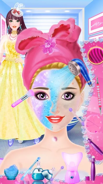 Princess Fashion Makeup Spa应用截图
