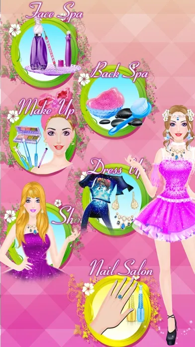 Princess Fashion Makeup Spa应用截图