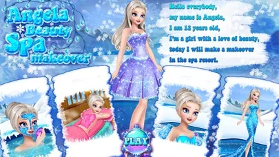 Zrzuty ekranu Princess Angela Makeup Spa & dress up
