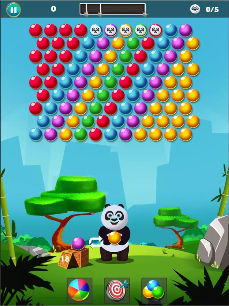 Bubble Shoot 3D Panda Pop Puzz iPad  スクリーンショット