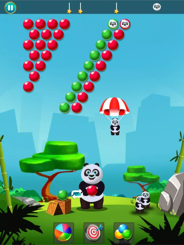 Bubble Shoot 3D Panda Pop Puzz iPad  スクリーンショット