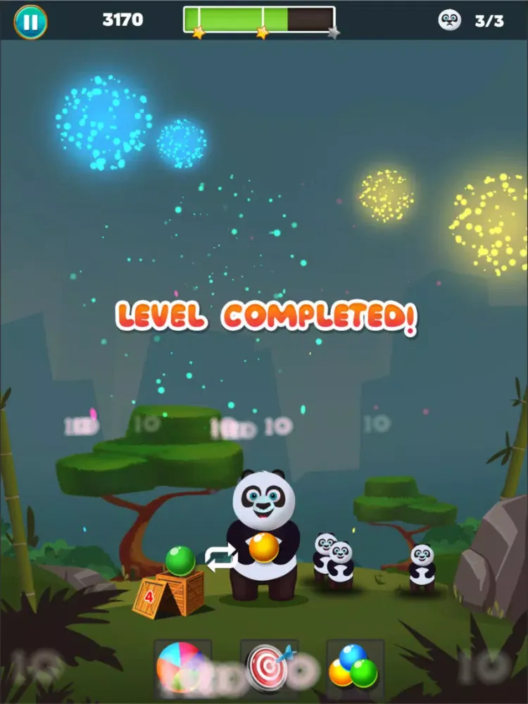 Bubble Shoot 3D Panda Pop Puzz iPad  スクリーンショット