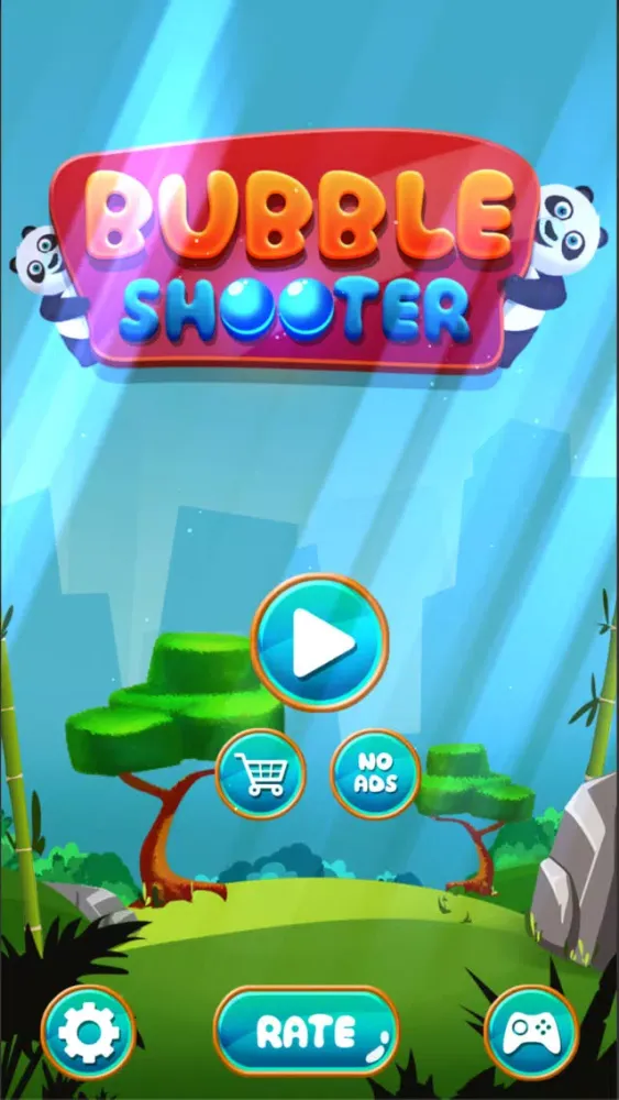 Bubble Shoot 3D Panda Pop Puzz スクリーンショット