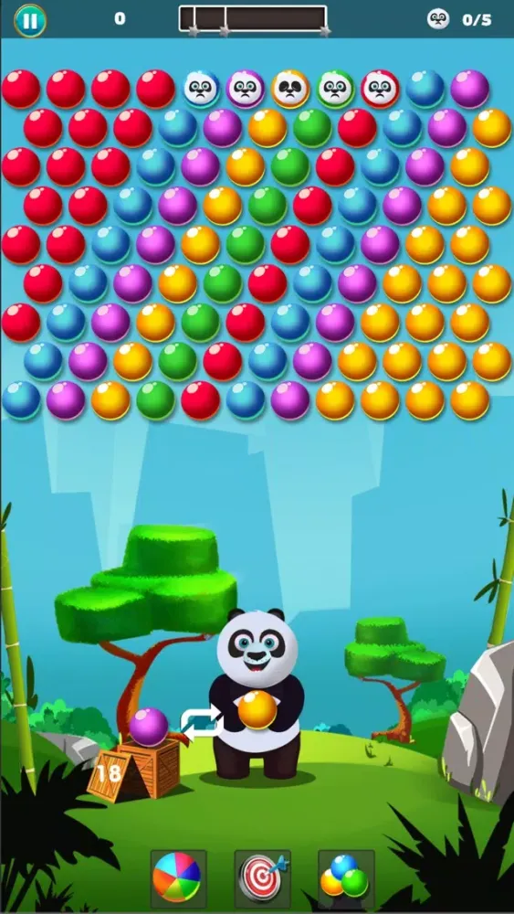 Bubble Shoot 3D Panda Pop Puzz スクリーンショット