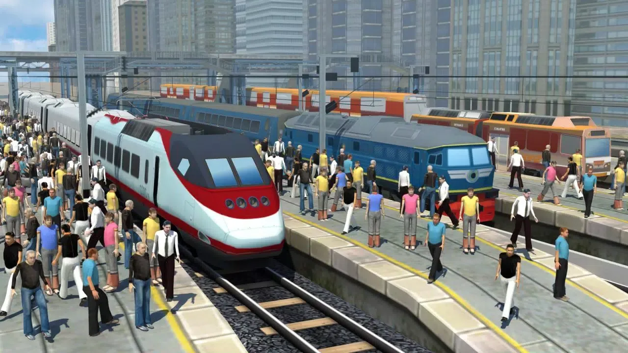 Tangkapan layar Euro Train Driver 3D