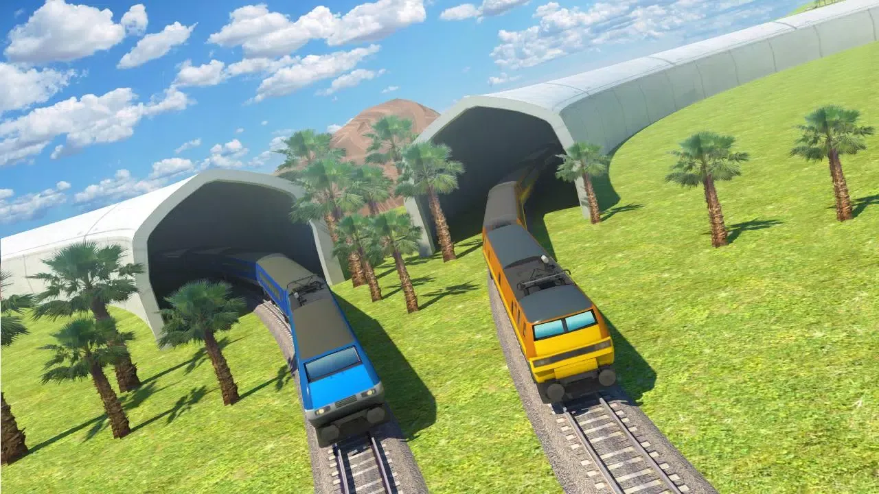 Tangkapan layar Euro Train Driver 3D