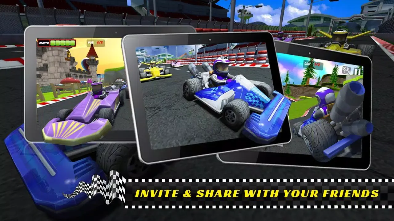 Tangkapan layar Go Karts 3D