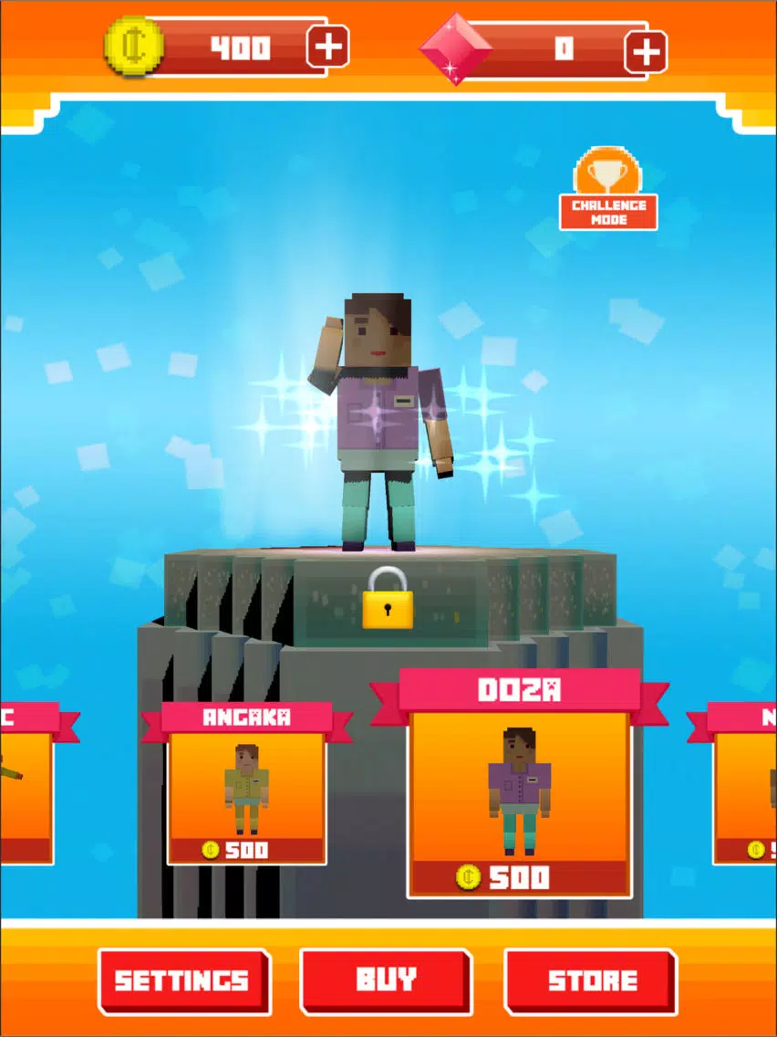 Hovercraft Blocky Ride iPad 應用截圖