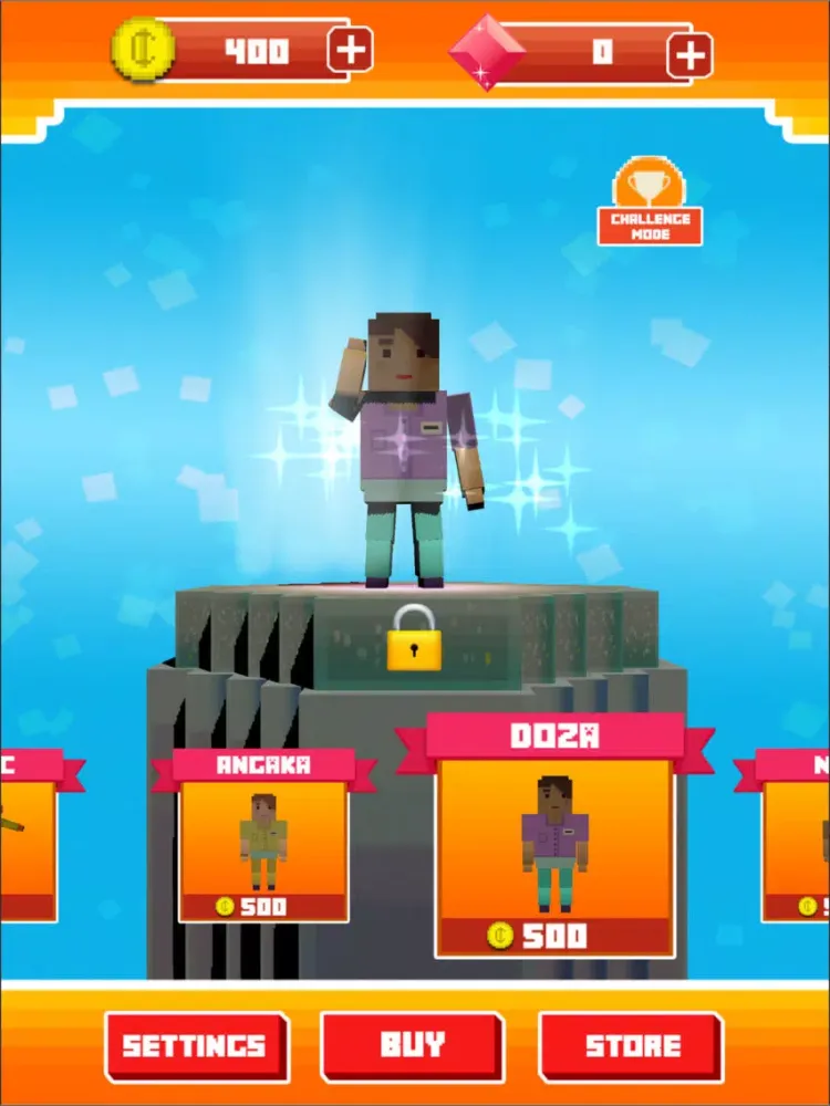 Hovercraft Blocky Ride iPad  স্ক্রিনশট