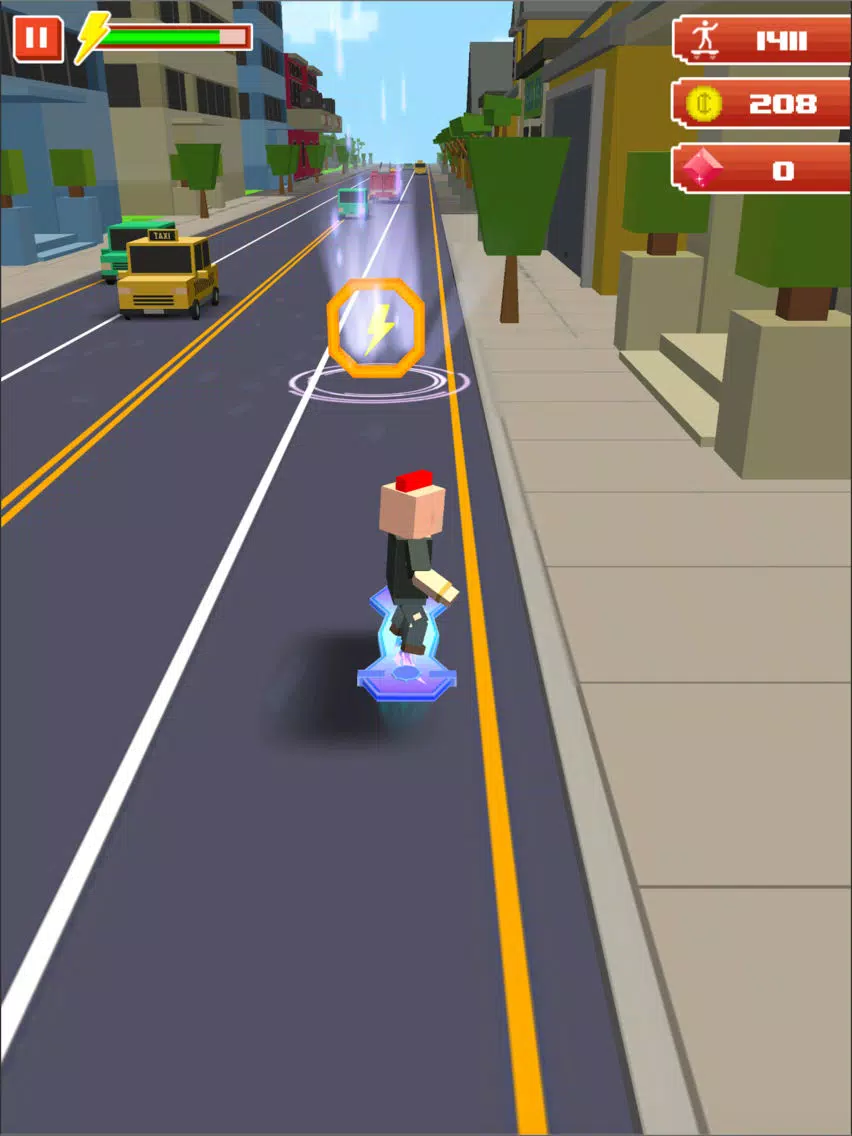 Hovercraft Blocky Ride iPad 應用截圖