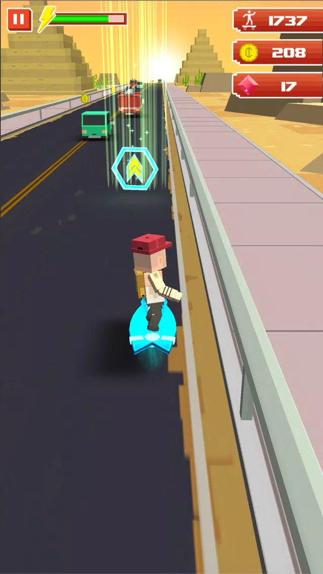 Hovercraft Blocky Ride應用截圖