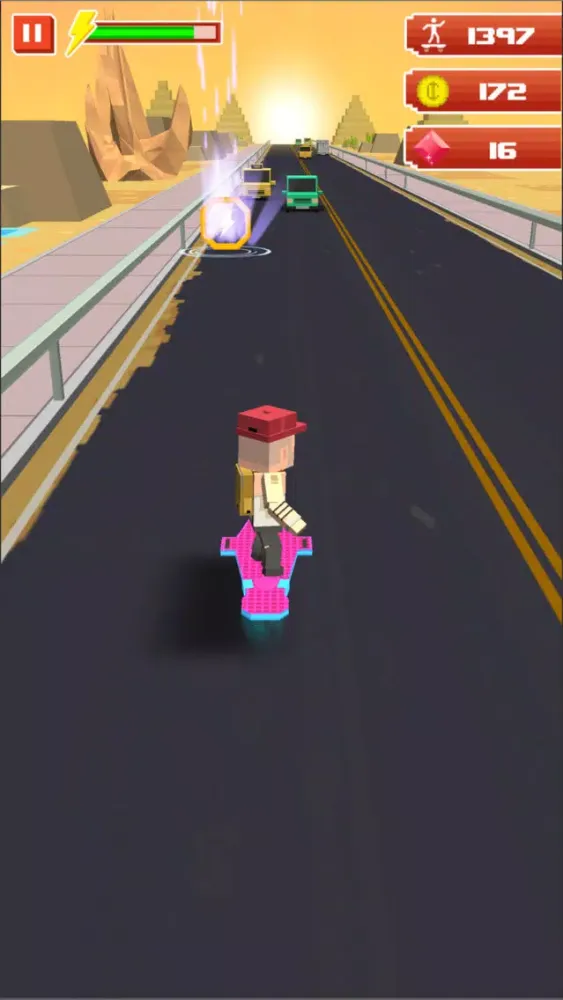 Hovercraft Blocky Ride স্ক্রিনশট
