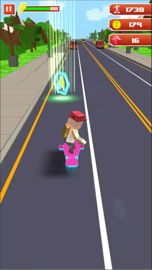 Hovercraft Blocky Ride應用截圖