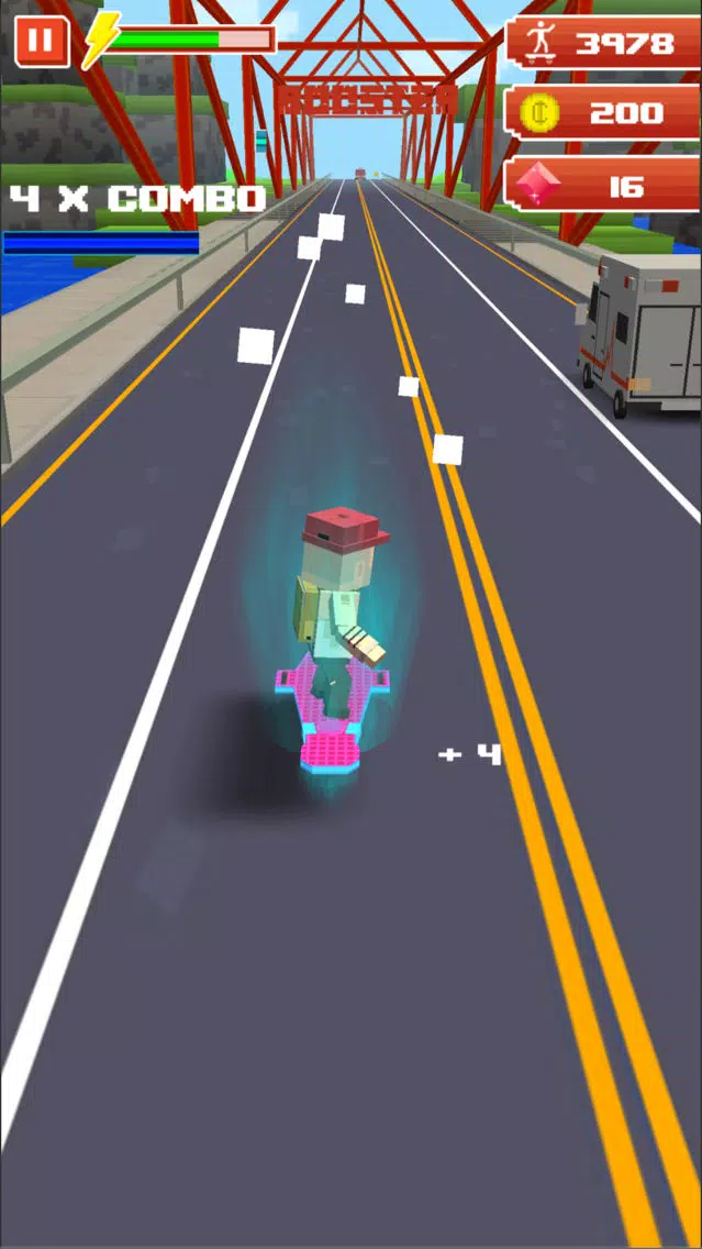 Hovercraft Blocky Ride應用截圖