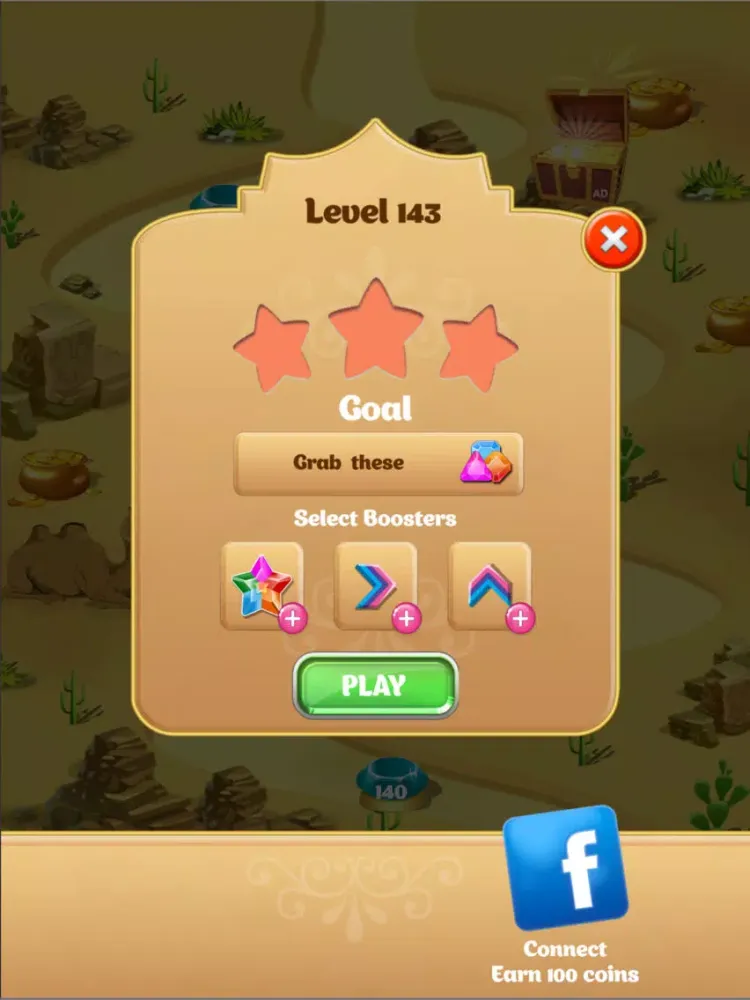 Tangkapan layar Jewel Story Match 3 Puzzle iPad 