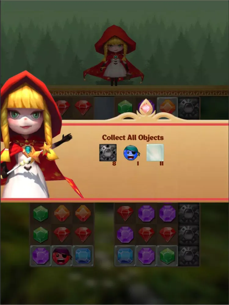 Tangkapan layar Jewel Story Match 3 Puzzle iPad 