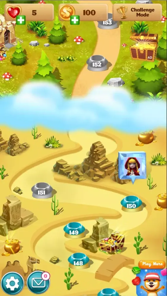 Tangkapan layar Jewel Story Match 3 Puzzle