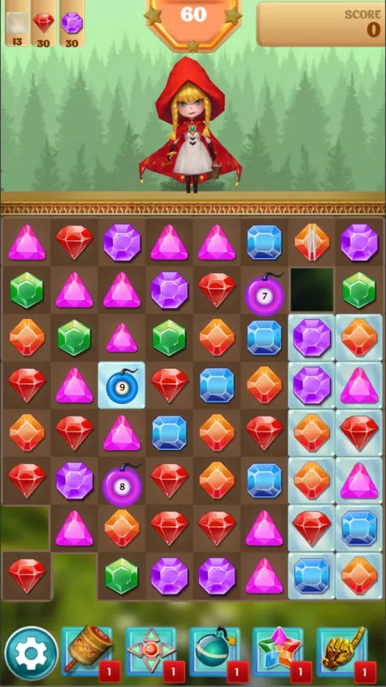 Tangkapan layar Jewel Story Match 3 Puzzle