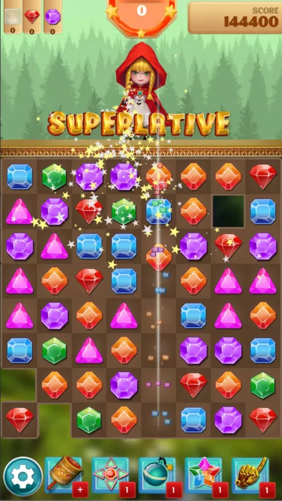 Tangkapan layar Jewel Story Match 3 Puzzle