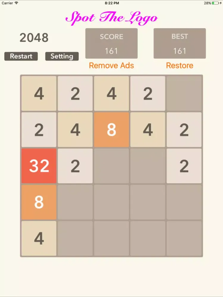 2048 5x5 6x6: Blocks Puzzle iPad  스크린샷