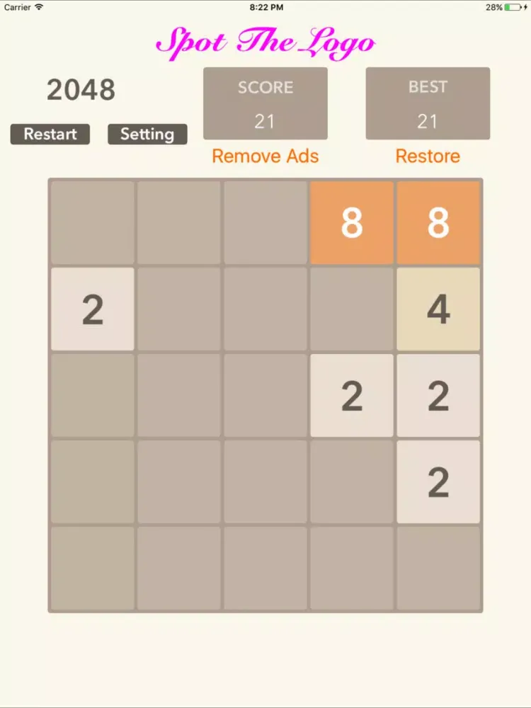 2048 5x5 6x6: Blocks Puzzle iPad  스크린샷