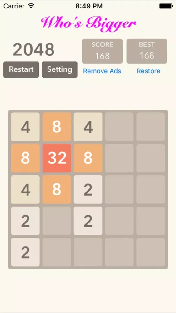 2048 5x5 6x6: Blocks Puzzle 스크린샷