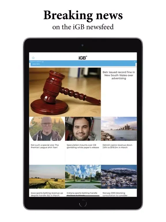iGaming Business iPad  Ekran Görüntüleri