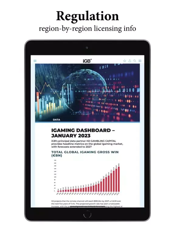 iGaming Business iPad  Ekran Görüntüleri