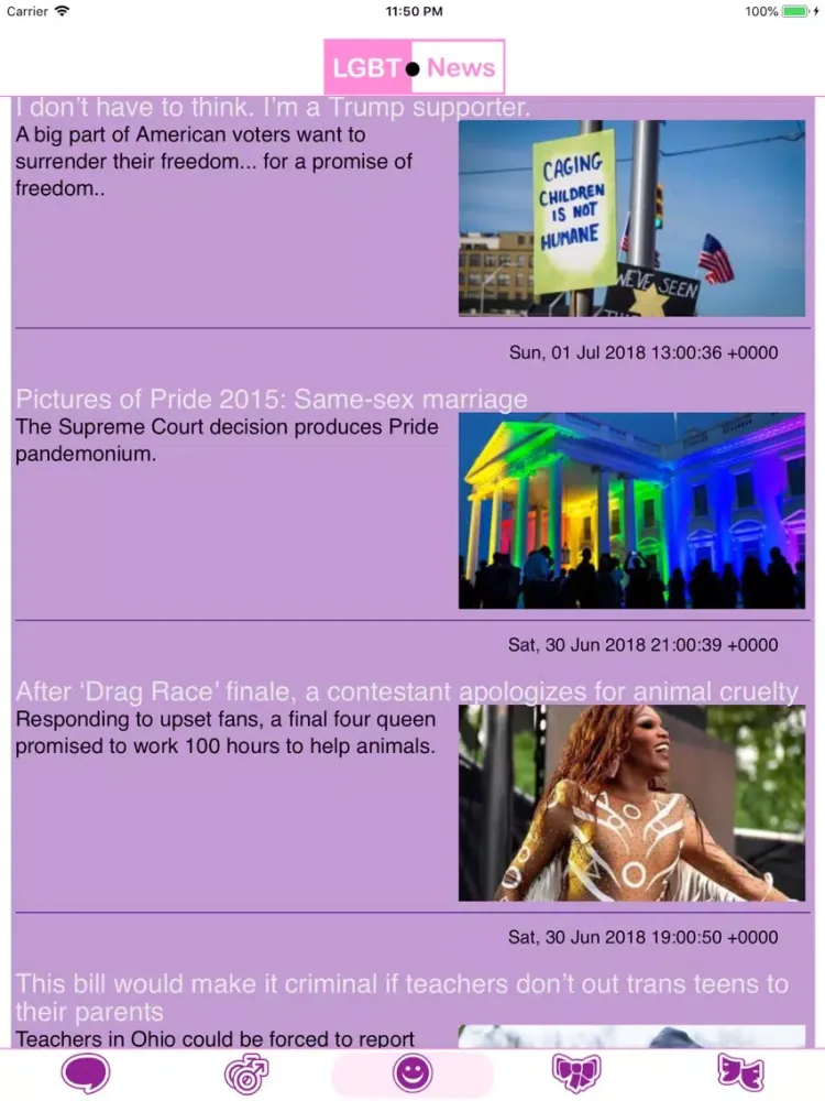 Captures d'écran de LGBT iPad 